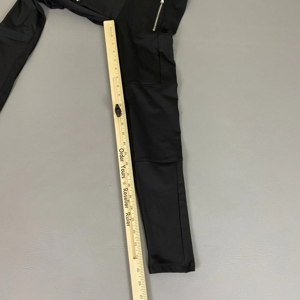 Justice Active Leggings Size 14 Teen Girls Black High Waist Zip‎ Pocket NEW NWT